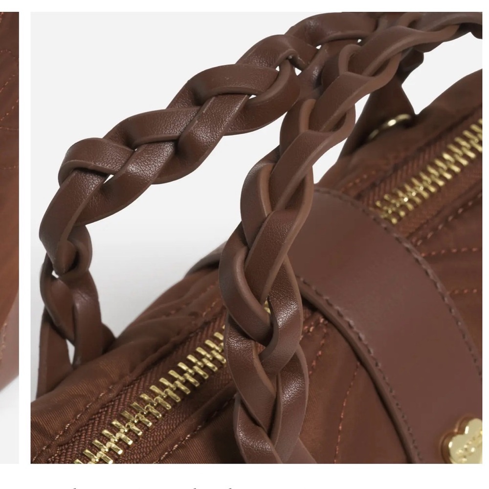 Stoney Clover Lane Brown Quilted Mini Bag - Picture 7 of 7